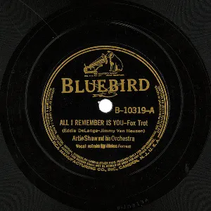 Pochette de All I Remember Is You / Octoroon de Artie Shaw and His Orchestra