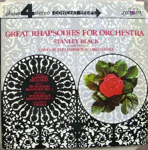 Pochette Great Rhapsodies for Orchestra
