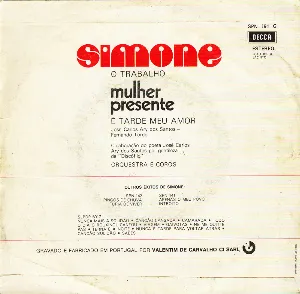 Pochette de Mulher presente de Simone de Oliveira