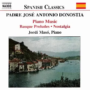 Pochette de Piano Music: Basque Preludes / Nostalgia de Jordi Masó
