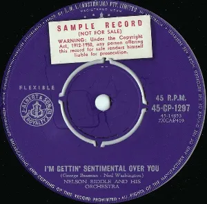 Pochette de I'm Getting Sentimental Over You / The Girl Most Likely de Nelson Riddle and His Orchestra
