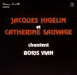 Pochette Jacques Higelin et Catherine Sauvage chantent Boris Vian (Boris Vian #7)