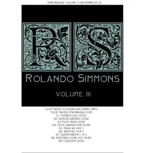 Pochette de Volume 3 de Rolando Simmons