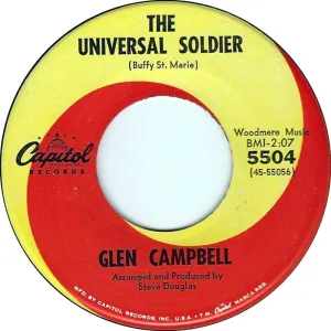 Pochette de The Universal Soldier / Spanish Shades de Glen Campbell