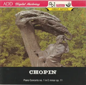 Pochette de Piano Concerto no.1 in E minor op.11, Krakowiak Concert Rondo op. 14 de Fryderyk Chopin