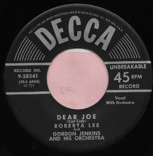 Pochette de Dear Joe / Say It Isn't So de Gordon Jenkins & His Orchestra