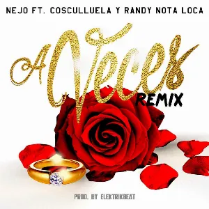 Pochette de A veces (remix) de Randy - Ñejo