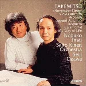 Pochette de November Steps / A String Around Autumn / Requiem for String Orchestra, etc. de Tōru Takemitsu
