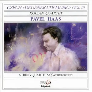 Pochette de Czech "Degenerate Music", Vol. II: String Quartets de Kocian Quartet - Pavel Haas