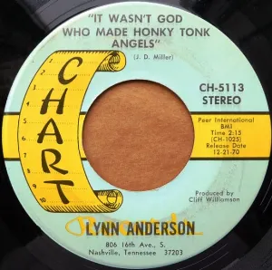 Pochette de It Wasn’t God Who Made Honky Tonk Angels de Lynn Anderson