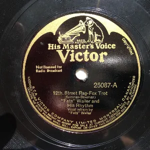 Pochette de 12th Street Rag / Sweet Sue de Fats Waller and His Rhythm