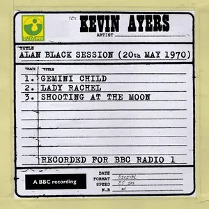 Pochette Alan Black Session (20th May 1970)