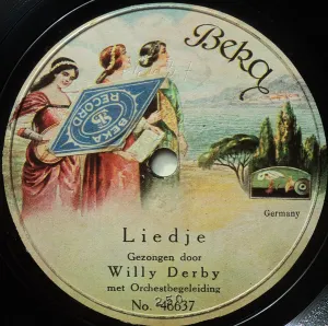 Pochette de Liedje / Als ik je zie dan moet ik huilen de Willy Derby
