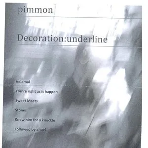 Pochette de Decoration: Underline de Pimmon