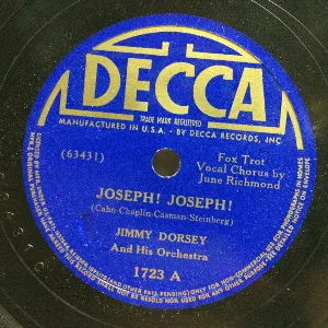Pochette de Joseph! Joseph! / Two Bouquets de Jimmy Dorsey and His Orchestra
