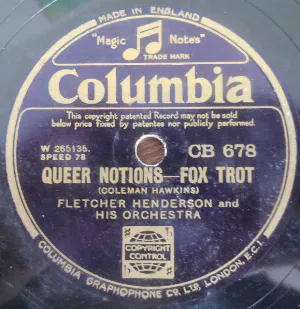 Pochette de Queer Notions / It's the Talk of the Town de Fletcher Henderson and His Orchestra