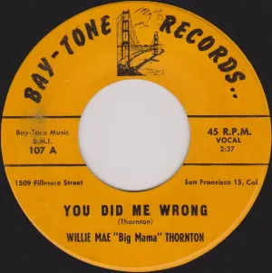 Pochette You Did Me Wrong / Big Mama’s Blues