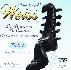 Pochette de Le Manuscrit de Londres, Vol. 9 de Michel Cardin - Sylvius Leopold Weiss