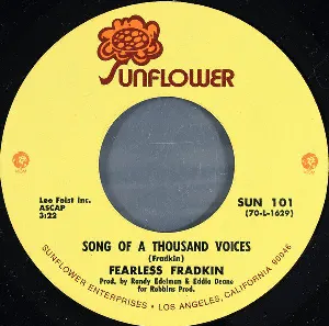 Pochette de Song of a Thousand Voices / You Can Cry If You Want To de Les Fradkin