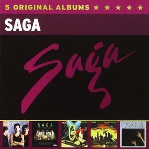 Pochette de 5 Original Albums de Saga