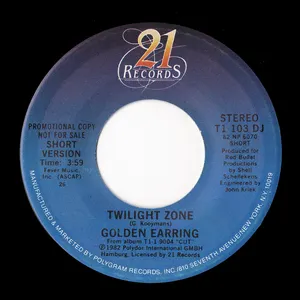 Pochette de Twilight Zone de Golden Earring
