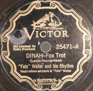 Pochette de Dinah / Latch On de Fats Waller and His Rhythm