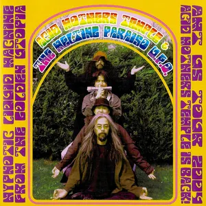 Pochette de Hypnotic Liquid Machine From the Golden Utopia de Acid Mothers Temple & The Melting Paraiso U.F.O.