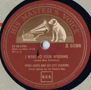 Pochette de I Went To Your Wedding / Hot Lips de Spike Jones and His City Slickers