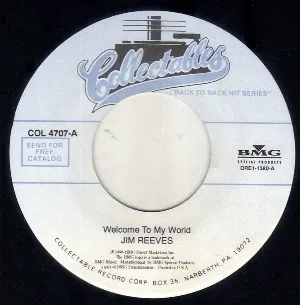Pochette de Welcome to My World / I Guess I’m Crazy de Jim Reeves