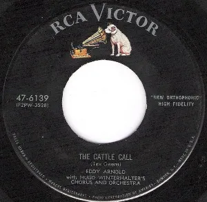 Pochette de The Cattle Call / The Kentuckian Song de Eddy Arnold