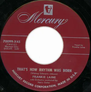 Pochette de That's How Rhythm Was Born / Ain't Misbehavin' de Frankie Laine