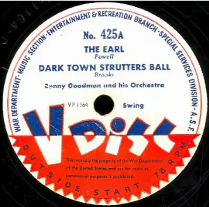 Pochette de The Earl / Dark Town Strutters Ball / Swanee River / Dipsy Doodle de Tommy Dorsey and His Orchestra - Benny Goodman and His Orchestra