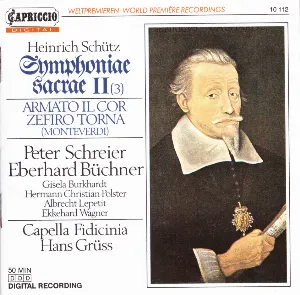 Pochette de Symphoniae Sacrae II, Volume 3 de Capella Fidicinia - Heinrich Schütz