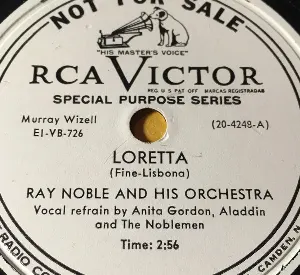 Pochette de Loretta / I Want to Be Near You de Ray Noble and His Orchestra