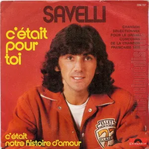 Pochette de C'était pour toi de Jean-Pierre Savelli
