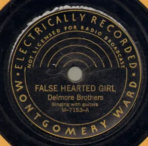 Pochette de False Hearted Girl / Blind Child de The Delmore Brothers