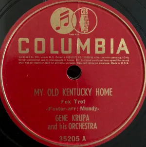 Pochette de My Old Kentucky Home / Old Black Joe de Gene Krupa and His Orchestra