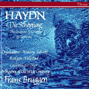 Pochette de Die Schöpfung (The Creation) de John Mark Ainsley - Frans Brüggen - Coro Gulbenkian - Orchestra of the Eighteenth Century - Joseph Haydn - Joan Rodgers