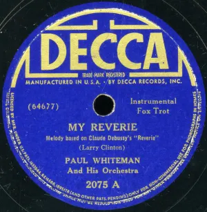 Pochette de My Reverie / All Ashore de Paul Whiteman and His Orchestra