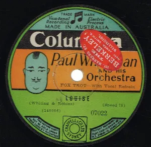 Pochette de Louise / Nola de Paul Whiteman and His Orchestra