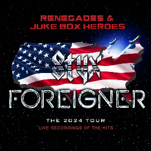 Pochette de Renegades & Juke Box Heroes de Foreigner - Styx