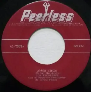 Pochette de Amor ciego / Cada noche un amor de Los Tecolines - Sergio Flores