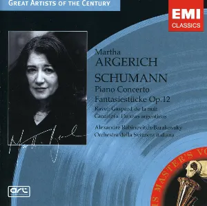 Pochette Schumann: Piano Concerto, op. 54 / Fantasiestücke, op. 12 / Ravel: Gaspard de la nuit / Ginastera: Danzas argentinas, op. 2