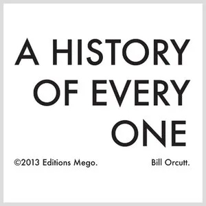 Pochette de A History of Every One de Bill Orcutt