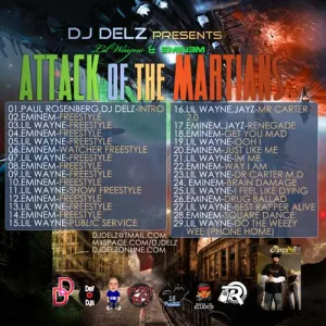 Pochette de Attack of the Martians de Lil Wayne - Eminem