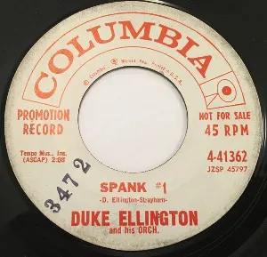 Pochette de Spank #1 / Spank #2 de Duke Ellington and His Orchestra