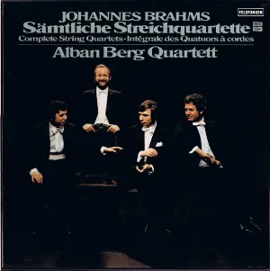 Pochette de Sämtliche Streichquartette = Complete String Quartets = Intégrales des quatuors à cordes de Alban Berg Quartett - Johannes Brahms