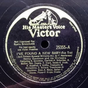 Pochette de I've Found a New Baby / Swingtime in the Rockies de Benny Goodman and His Orchestra