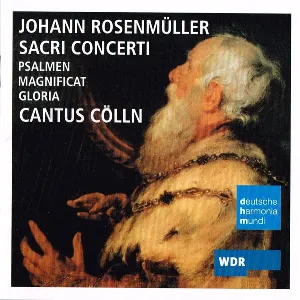 Pochette de Sacri Concerti de Konrad Junghänel - Johann Rosenmüller - Cantus Cölln