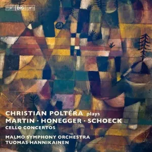 Pochette de Cello Concertos de Tuomas Hannikainen - Frank Martin - Malmö SymfoniOrkester - Othmar Schoeck - Arthur Honegger - Christian Poltéra